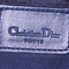 Dior Saddle pouch in blue monogram canvas Oblique and blue leather - Detail D3 thumbnail