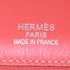 Bolso de mano Hermes Birkin Ghillies 40 cm en cuero liso sanguine y lona beige - Detail D3 thumbnail