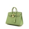Hermes Birkin 25 cm handbag in green Criquet epsom leather - 00pp thumbnail