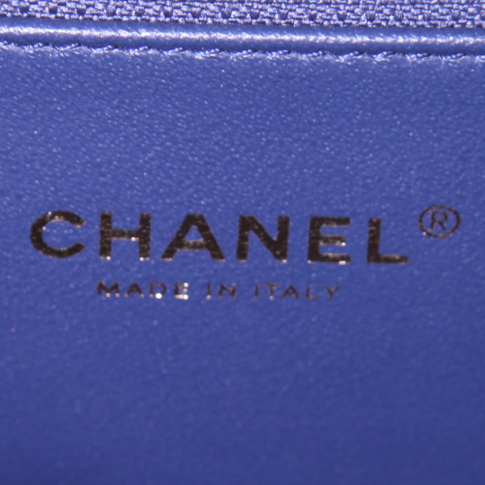 Beauty Chanel Vanity in tweed multicolore e pitone blu - Detail D4