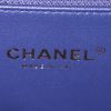 Vanity Chanel Vanity en tweed multicolor y piel de pitón azul - Detail D4 thumbnail