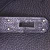 Hermes Birkin 40 cm handbag in black leather taurillon clémence - Detail D4 thumbnail
