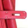 Hermes Birkin 35 cm handbag in red togo leather - Detail D4 thumbnail