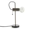 Tito Agnoli, Model 251 table lamp, in black lacquered metal and nickel-plated metal with gunmetal finish, O-luce edition, creation of 1955, 1960s edition - 00pp thumbnail
