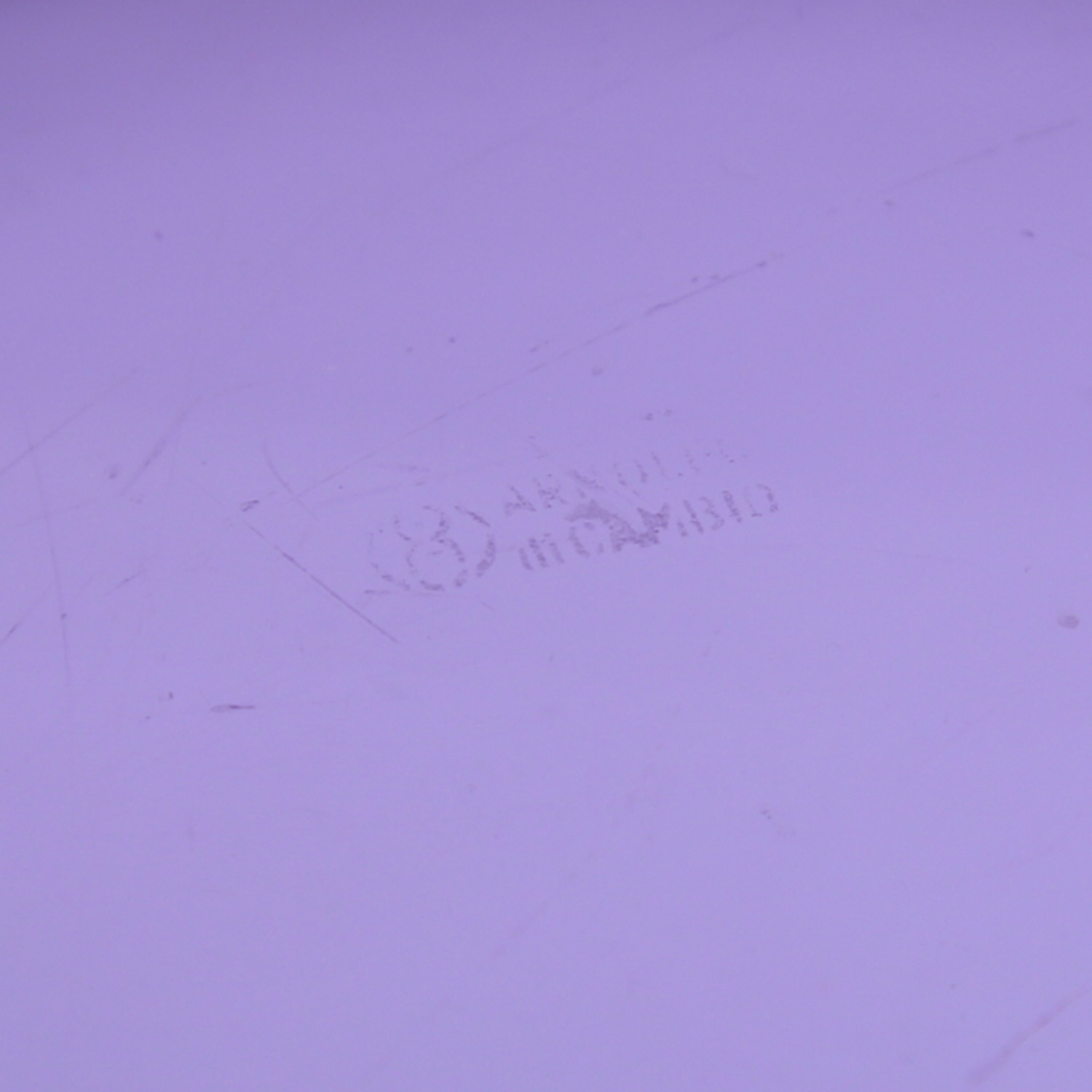 Sergio Asti, rare set from the "Onda" series, in glass and silver-plated metal, Arnolfo di Cambio edition, signed, creation of 1968, 1970s edition - Detail D3