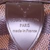 Sac à main Louis Vuitton Speedy 30 en toile damier ébène et cuir marron - Detail D3 thumbnail