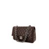 Bolso de mano Chanel Timeless en cuero acolchado marrón chocolate - 00pp thumbnail