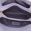 Chanel Timeless handbag in grey blue quilted suede - Detail D2 thumbnail