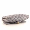 Chanel Timeless handbag in grey blue quilted suede - Detail D4 thumbnail