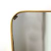 Santambrogio & De Berti, brass and wood mirror on the back, 1950s - Detail D2 thumbnail