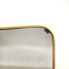 Santambrogio & De Berti, brass and wood mirror on the back, 1950s - Detail D3 thumbnail