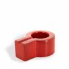 Ettore Sottsass, cigar ashtray model Y38, in red enameled ceramic, EAD edition, signed, 1990s - 00pp thumbnail