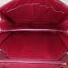 Céline Classic Box shoulder bag in burgundy box leather - Detail D2 thumbnail
