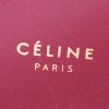 Sac bandoulière Céline Classic Box en cuir box bordeaux - Detail D3 thumbnail