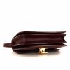 Céline Classic Box shoulder bag in burgundy box leather - Detail D4 thumbnail