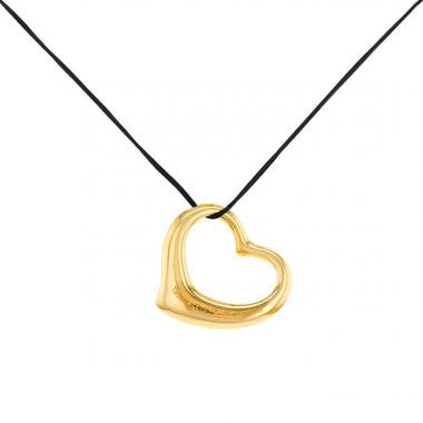 Pendentif Tiffany & Co Open Heart moyen modèle en or jaune