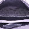 Sac bandoulière Saint Laurent College grand modèle en cuir matelassé chevrons gris - Detail D3 thumbnail