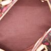 Sac à main Louis Vuitton Speedy Editions Limitées en toile monogram marron et rouge et cuir naturel - Detail D2 thumbnail