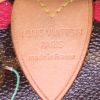 Sac à main Louis Vuitton Speedy Editions Limitées en toile monogram marron et rouge et cuir naturel - Detail D3 thumbnail