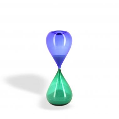 Fulvio Bianconi & Paolo Venini, sablier “Clessidra” en verre de Murano, Manufacture de Venini, signé et daté, de 1991