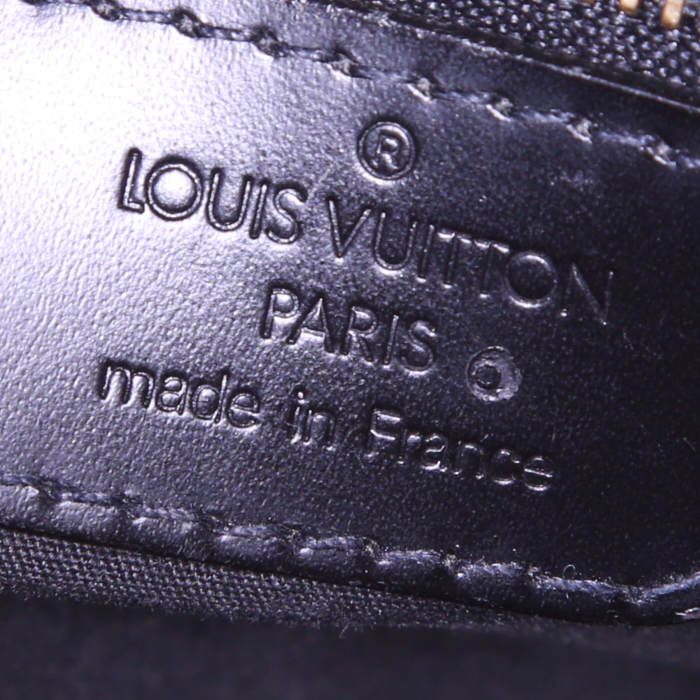 Louis Vuitton Figari handbag in black epi leather - Detail D3