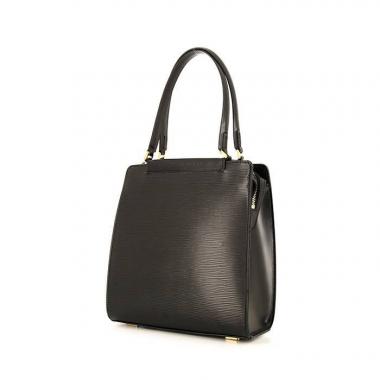 Louis Vuitton handbag in black epi leather