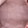 Sac à main Dior en toile siglée bordeaux et cuir bordeaux - Detail D2 thumbnail