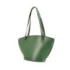 Shopping bag Louis Vuitton Saint Jacques modello piccolo in pelle Epi verde - 00pp thumbnail
