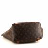 Shopping bag Louis Vuitton Flanerie in tela monogram marrone e pelle naturale - Detail D4 thumbnail