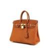 Hermes Birkin 25 cm handbag in gold Pecari leather - 00pp thumbnail