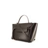 Celine Belt medium model handbag in dark grey leather - 00pp thumbnail