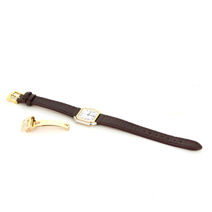 Cartier Ceinture watch in white gold and yellow gold Ref: 7821 Circa 1970 - Detail D2