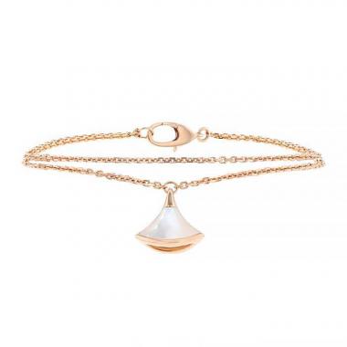 Bulgari small model bracelet in pink gold and mother of pearl Bulgari small model bracelet in pink gold and mother of pearl