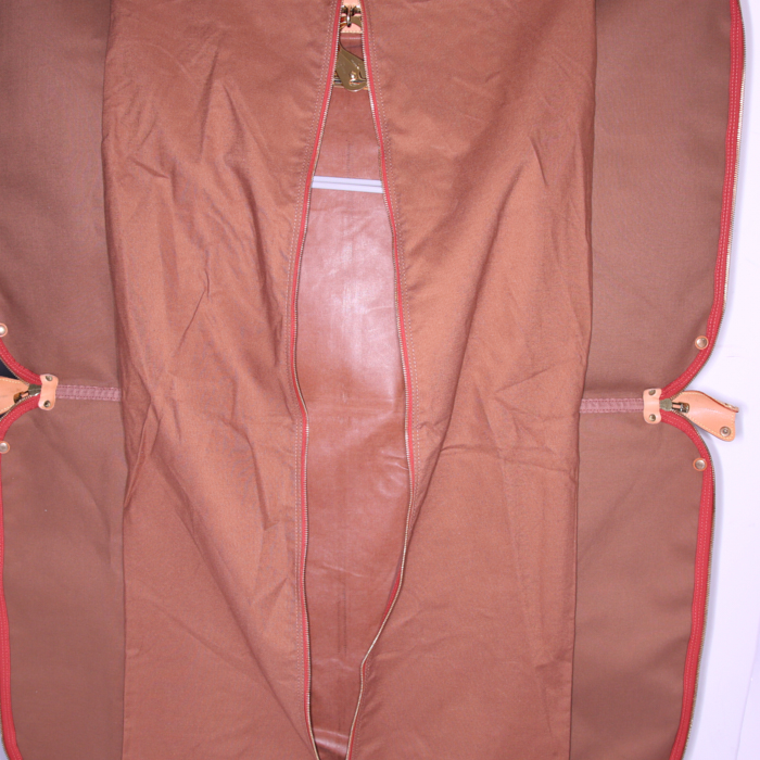 Borsa weekend Louis Vuitton Keepall Editions Limitées in tela monogram arancione - Detail D3