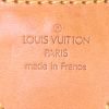 Borsa da viaggio Louis Vuitton Polochon in tela con stampa a motivi rossa e pelle naturale - Detail D3 thumbnail