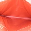Pochette Louis Vuitton America's Cup en toile enduite rouge et cuir naturel - Detail D2 thumbnail