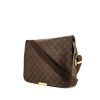 Borsa a tracolla Louis Vuitton Messenger in tela monogram marrone e pelle naturale - 00pp thumbnail