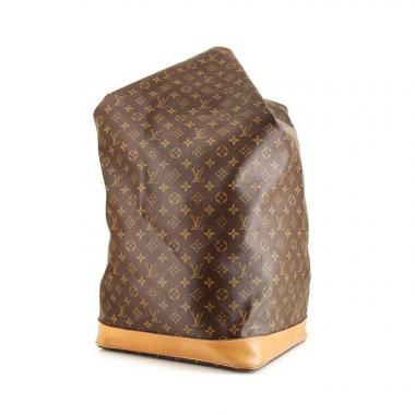 Borsa da viaggio Louis Vuitton Marin - Travel Bag in tela monogram marrone e pelle naturale