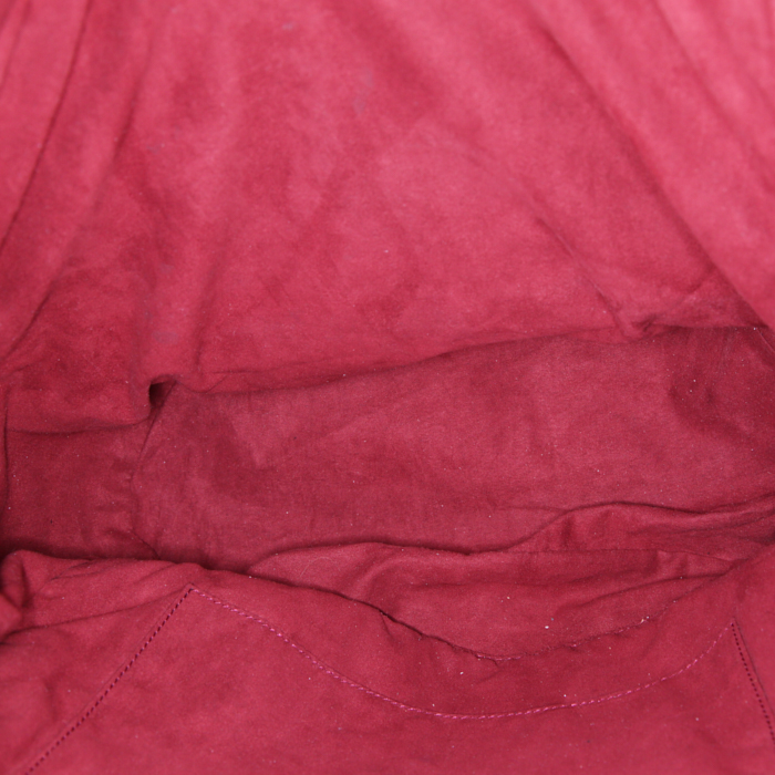 Mochila Berluti en cuero marrón - Detail D2