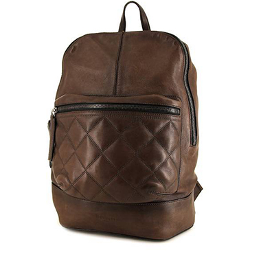 Mochila Berluti en cuero marrón