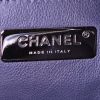 Chanel Camera shoulder bag in blue quilted leather - Detail D3 thumbnail