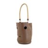 Hermes Mangeoire shopping bag in etoupe togo leather - 00pp thumbnail