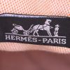 Sac cabas Hermes Toto Bag - Shop Bag en toile orange et blanche - Detail D3 thumbnail