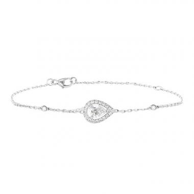 Messika Joy bracelet in white gold and diamonds