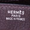 Borsa weekend Hermes Haut à Courroies in pelle togo marrone cioccolato - Detail D3 thumbnail