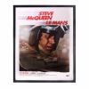 Original poster from the movie "Le Mans" - 1971, with Steve McQueen, signed by René Férraci, backed on linen and framed - 00pp thumbnail