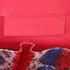 Shopping bag Balenciaga Papier A4 in pitone rosso blu e bianco - Detail D3 thumbnail