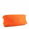 Shopping bag Hermès Cabalicol in tela arancione e pelle gold - Detail D5 thumbnail