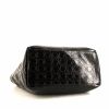 Salvatore Ferragamo Gancini shopping bag in black monogram patent leather - Detail D4 thumbnail