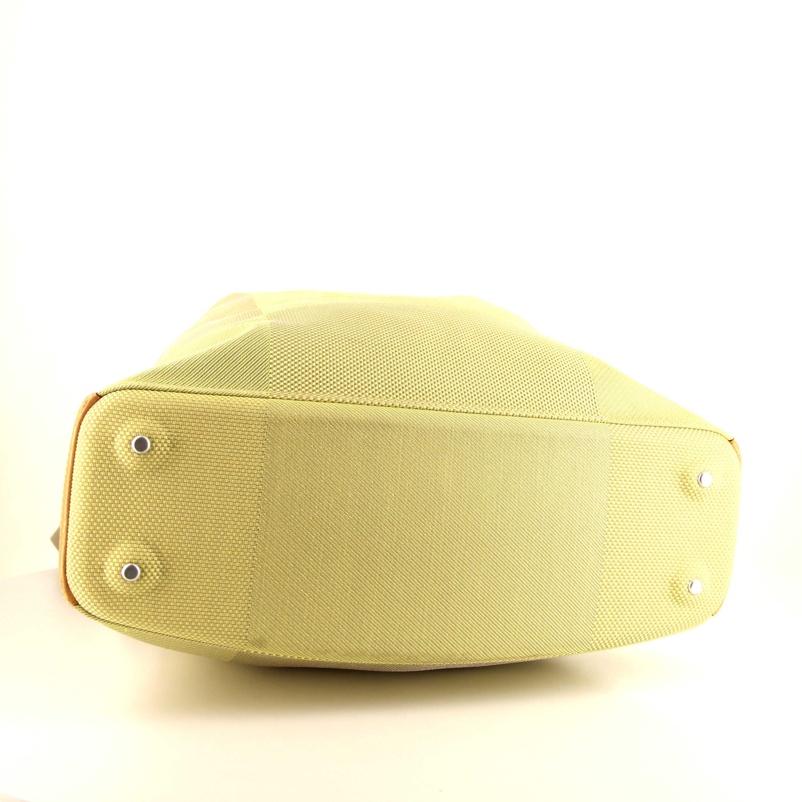 Bolso bandolera Louis Vuitton Limited Edition America's Cup en lona monogram amarilla - Detail D4